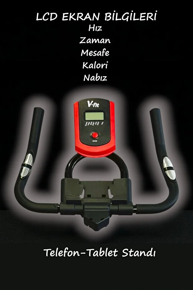 Voit Db100 Pro Spin Bike Elden Nabız Ölçer Direnci Ayarlanabilir Sessiz Çalışır